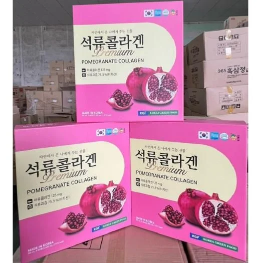 Nước uống Collagen lựu KGF hộp lớn (50ml x 60 gói) - Hình ảnh 3