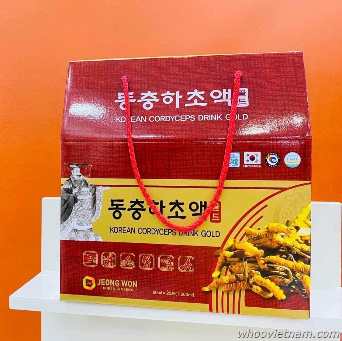 NƯỚC HỒNG SÂM ĐÔNG TRÙNG HẠ THẢO JEONG WON - Hình ảnh 3