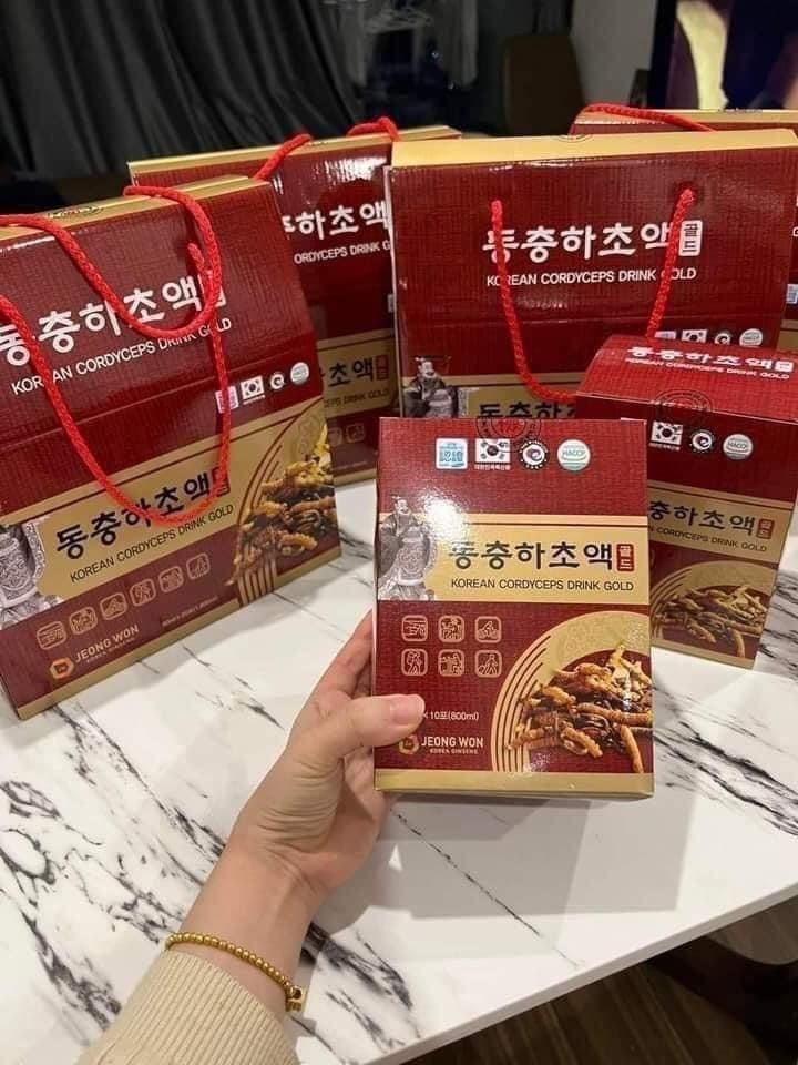 NƯỚC HỒNG SÂM ĐÔNG TRÙNG HẠ THẢO JEONG WON - Hình ảnh 4