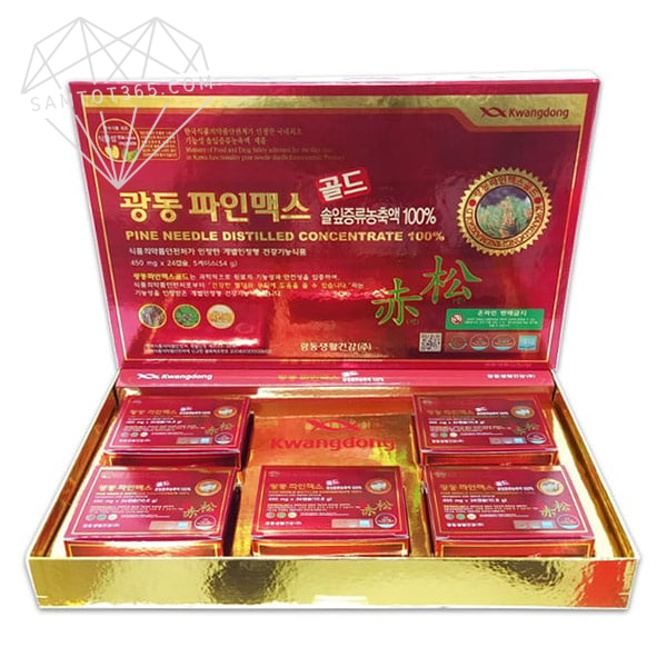 VIÊN TINH DẦU THÔNG ĐỎ KWANGDONG 120 VIÊN - Hình ảnh 3