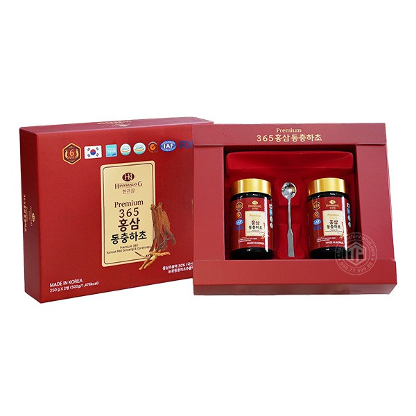 CAO HỒNG SÂM ĐÔNG TRÙNG HẠ THẢO 365 GOLD_GAESUNG SANG IN 2 Lọ * 240 GR - Hình ảnh 5
